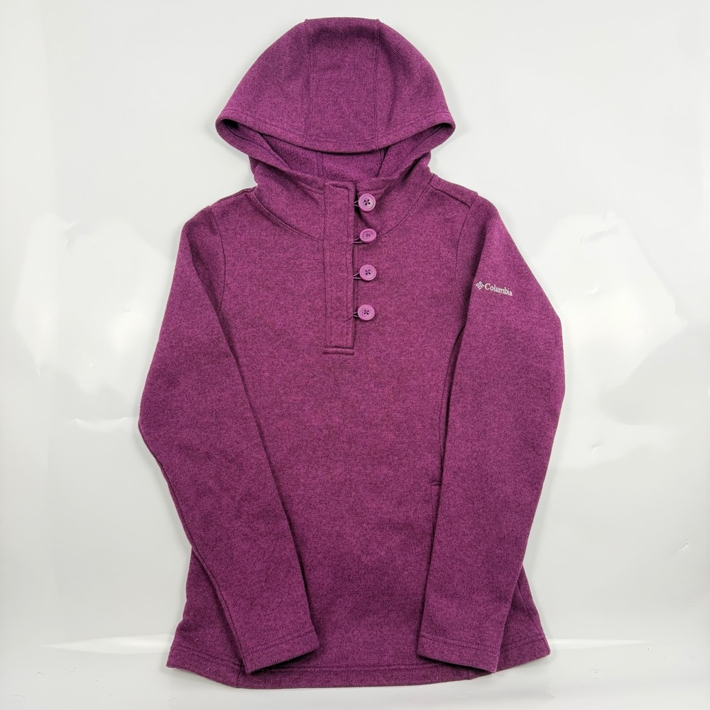 Columbia Plum‎ Purple Hooded Fleece Pullover